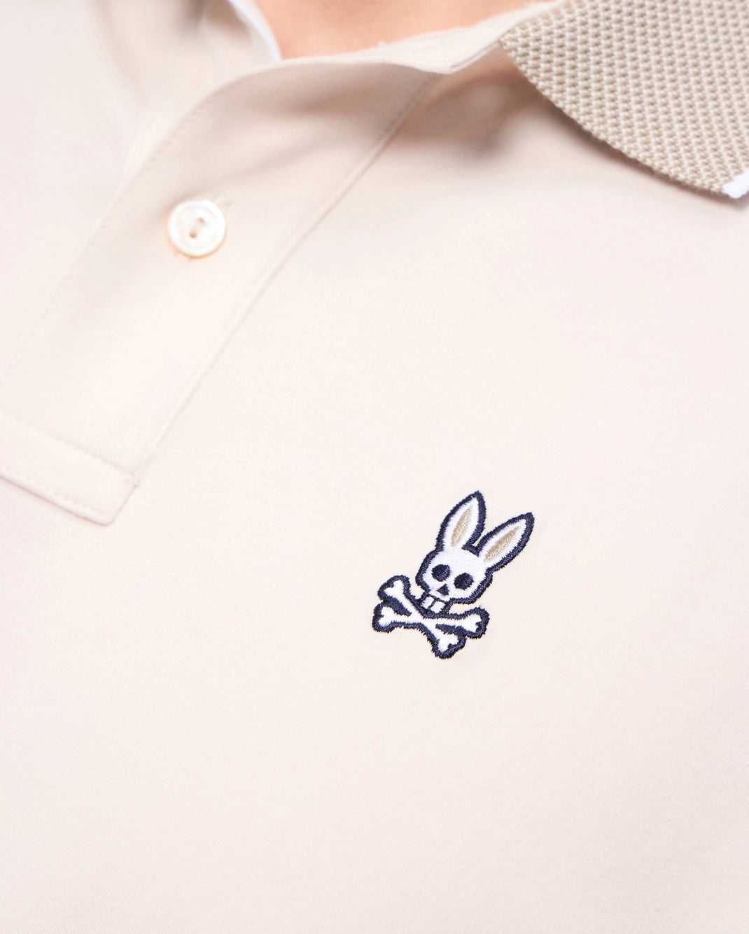 Polos Psycho Bunny Northlake Jersey Polo Beige Homme | LBU-93400599